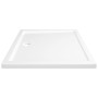 Rectangular white ABS shower tray 80x90 cm by vidaXL, Shower trays - Ref: Foro24-148908, Price: 146,18 €, Discount: %