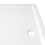 Rectangular white ABS shower tray 80x90 cm by vidaXL, Shower trays - Ref: Foro24-148908, Price: 146,18 €, Discount: %