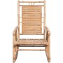 Rocking chair with bamboo cushion by vidaXL, Garden chairs - Ref: Foro24-3063907, Price: 139,23 €, Discount: %