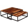 Stackable coffee tables 2 units solid sheesham wood by vidaXL, Coffee table - Ref: Foro24-243961, Price: 111,79 €, Discount: %