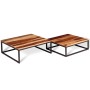 Stackable coffee tables 2 units solid sheesham wood by vidaXL, Coffee table - Ref: Foro24-243961, Price: 111,79 €, Discount: %