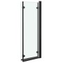 Folding shower screen 3 panels ESG 130x138 cm black by vidaXL, shower doors - Ref: Foro24-147191, Price: 142,10 €, Discount: %