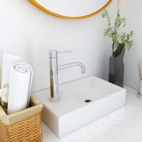 White SMC washbasin 400x220x90 mm by vidaXL, Sinks - Ref: Foro24-146513, Price: 41,56 €, Discount: %