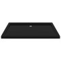 Rectangular black ABS shower tray 80x110 cm by vidaXL, Shower trays - Ref: Foro24-148918, Price: 130,17 €, Discount: %