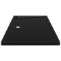 Rectangular black ABS shower tray 80x110 cm by vidaXL, Shower trays - Ref: Foro24-148918, Price: 130,17 €, Discount: %