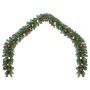 Christmas garland decorated with balls and LED lights 10 m by vidaXL, Christmas lights - Ref: Foro24-246407, Price: 62,69 €, ...