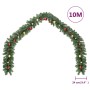 Christmas garland decorated with balls and LED lights 10 m by vidaXL, Christmas lights - Ref: Foro24-246407, Price: 62,69 €, ...