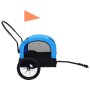 Pet Fahrradanhänger Kinderwagen 2 in 1 Blau Schwarz von vidaXL, Kinderwagen für Haustiere - Ref: Foro24-92438, Preis: 113,99 ...