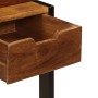 Aparador con 3 cajones madera maciza de Sheesham 110x35x75 cm de vidaXL, Aparadores - Ref: Foro24-247407, Precio: 192,03 €, D...