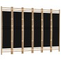 Folding screen with 6 panels made of bamboo and canvas, 240 cm. by vidaXL, Room dividers - Ref: Foro24-350630, Price: 130,53 ...