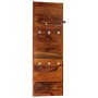 Solid sheesham wood coat rack 118x40 cm by vidaXL, Hat and coat racks - Ref: Foro24-246351, Price: 88,75 €, Discount: %