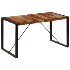 Dining table 140x70x75 cm solid sheesham wood by vidaXL, Kitchen and dining tables - Ref: Foro24-247422, Price: 330,03 €, Dis...