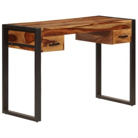 Desk with 2 drawers solid sheesham wood 110x50x77 cm by vidaXL, Desks - Ref: Foro24-247401, Price: 238,32 €, Discount: %