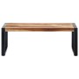 Mesa de centro de madera maciza de sheesham 110x60x40 cm de vidaXL, Mesas de centro - Ref: Foro24-247452, Precio: 172,99 €, D...