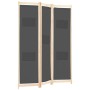 Three-panel gray fabric room divider screen 120x170x4 cm by vidaXL, Room dividers - Ref: Foro24-248175, Price: 56,83 €, Disco...