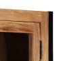 Aparador con vitrina de madera maciza de sheesham 100x40x175 cm de vidaXL, Aparadores - Ref: Foro24-247448, Precio: 861,99 €,...