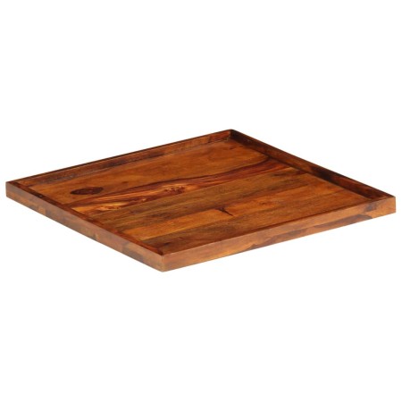 Bandeja de servicio de madera maciza de sheesham 50x50 cm de vidaXL, Bandejas - Ref: Foro24-246350, Precio: 44,99 €, Descuent...