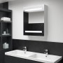 Mueble de baño con espejo LED 50x13,5x60 cm de vidaXL, Tocadores de baño - Ref: Foro24-285115, Precio: 97,56 €, Descuento: %