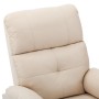 Sillón de masaje de tela color crema de vidaXL, Sillones de masaje eléctricos - Ref: Foro24-289681, Precio: 267,03 €, Descuen...