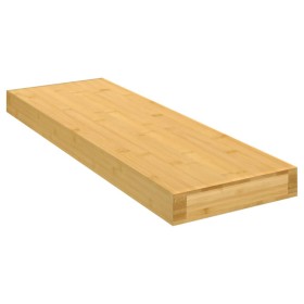 Bamboo wall shelf 60x20x4 cm by vidaXL, Shelves and shelves - Ref: Foro24-352733, Price: 33,11 €, Discount: %