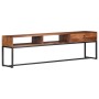 TV cabinet 160x30x45 cm solid sheesham wood by vidaXL, TV Furniture - Ref: Foro24-247466, Price: 137,99 €, Discount: %