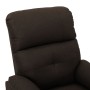 Sillón de masaje eléctrico tela marrón oscuro de vidaXL, Sillones de masaje eléctricos - Ref: Foro24-289677, Precio: 194,99 €...