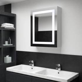 Mueble de baño con espejo LED 50x13x70 cm de vidaXL, Tocadores de baño - Ref: Foro24-285116, Precio: 127,36 €, Descuento: %