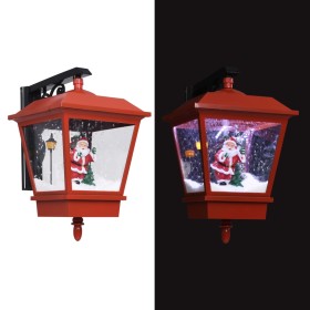 Lámpara de pared de Navidad LED y Papa Noel rojo 40x27x45 cm de vidaXL, Luces de Navidad - Ref: Foro24-289927, Precio: 107,81...