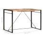 Mesa alta de cocina de madera maciza de sheesham 180x90x110 cm de vidaXL, Mesas de cocina y de comedor - Ref: Foro24-285962, ...