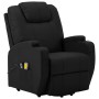 Sillón de masaje elevable cuero sintético negro de vidaXL, Sillones de masaje eléctricos - Ref: Foro24-289757, Precio: 449,25...