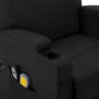 Sillón de masaje elevable cuero sintético negro de vidaXL, Sillones de masaje eléctricos - Ref: Foro24-289757, Precio: 449,25...