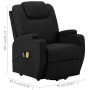 Sillón de masaje elevable cuero sintético negro de vidaXL, Sillones de masaje eléctricos - Ref: Foro24-289757, Precio: 449,25...