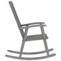 Rocking chair with solid gray acacia wood cushions by vidaXL, Garden chairs - Ref: Foro24-3064213, Price: 212,45 €, Discount: %