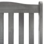 Rocking chair with solid gray acacia wood cushions by vidaXL, Garden chairs - Ref: Foro24-3064213, Price: 212,45 €, Discount: %