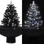 Christmas tree with snow with black PVC umbrella base 75 cm by vidaXL, Christmas trees - Ref: Foro24-289931, Price: 70,24 €, ...