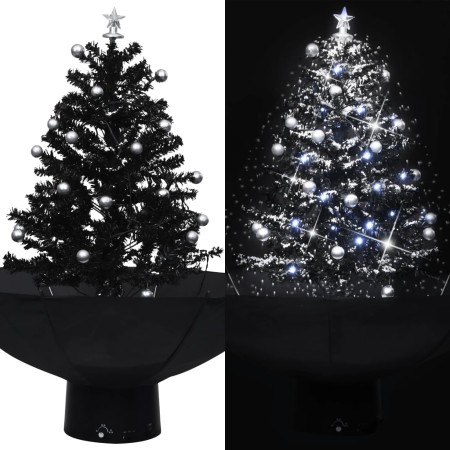 Weihnachtsbaum mit Schnee mit schwarzem PVC-Schirmfuß 75 cm von vidaXL, Weihnachtsbäume - Ref: Foro24-289931, Preis: 70,24 €,...