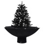 Christmas tree with snow with black PVC umbrella base 75 cm by vidaXL, Christmas trees - Ref: Foro24-289931, Price: 70,24 €, ...