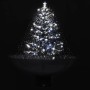 Christmas tree with snow with black PVC umbrella base 75 cm by vidaXL, Christmas trees - Ref: Foro24-289931, Price: 70,24 €, ...