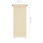 Cremefarbenes HDPE-Außenrollo 60x140 cm von vidaXL, Jalousien und Jalousien - Ref: Foro24-312601, Preis: 25,75 €, Rabatt: %