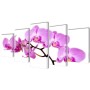 Decorative set of canvases for the wall orchid model, 200 x 100 cm by vidaXL, Posters, prints and visual art - Ref: Foro24-24...