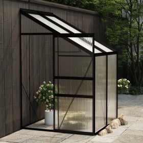 Anthracite gray aluminum greenhouse 2.59 m³ by vidaXL, Greenhouses - Ref: Foro24-312044, Price: 269,99 €, Discount: %