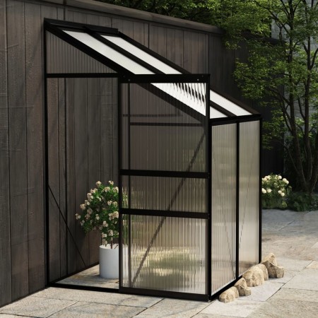 Anthracite gray aluminum greenhouse 2.59 m³ by vidaXL, Greenhouses - Ref: Foro24-312044, Price: 269,03 €, Discount: %