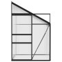 Anthracite gray aluminum greenhouse 2.59 m³ by vidaXL, Greenhouses - Ref: Foro24-312044, Price: 269,03 €, Discount: %