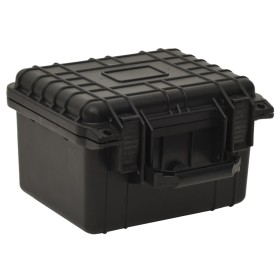 Portable black PP flight case 27x25x18 cm by vidaXL, Camera bags and cases - Ref: Foro24-51795, Price: 38,56 €, Discount: %