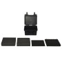 Portable black PP flight case 27x25x18 cm by vidaXL, Camera bags and cases - Ref: Foro24-51795, Price: 40,50 €, Discount: %