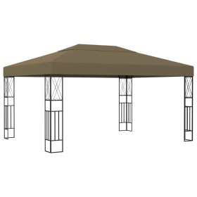 Cenador de tela gris taupé 3x4 m de vidaXL, Carpas y cenadores - Ref: Foro24-312270, Precio: 268,99 €, Descuento: %