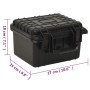 Portable black PP flight case 27x25x18 cm by vidaXL, Camera bags and cases - Ref: Foro24-51795, Price: 40,50 €, Discount: %