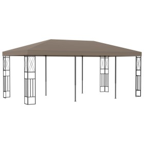 Grau-taupefarbener Stoffpavillon 6x3 m von vidaXL, Zelte und Pavillons - Ref: Foro24-312271, Preis: 331,12 €, Rabatt: %