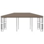 Gray taupe fabric gazebo 6x3 m by vidaXL, Tents and gazebos - Ref: Foro24-312271, Price: 331,12 €, Discount: %