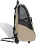 Foldable multi-purpose beige pet carrier by vidaXL, pet strollers - Ref: Foro24-170192, Price: 53,81 €, Discount: %